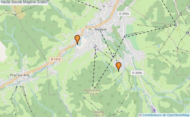 plan Haute-Savoie Megève Associations Haute-Savoie Megève : 3 associations