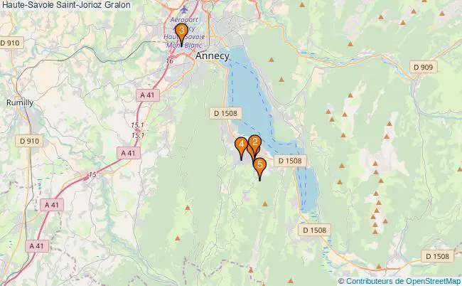 plan Haute-Savoie Saint-Jorioz Associations Haute-Savoie Saint-Jorioz : 6 associations
