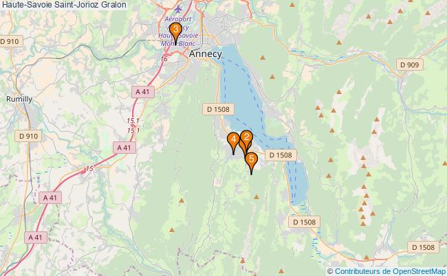plan Haute-Savoie Saint-Jorioz Associations Haute-Savoie Saint-Jorioz : 6 associations