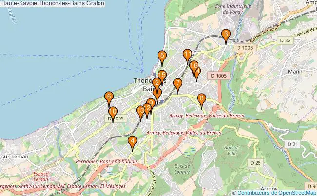 plan Haute-Savoie Thonon-les-Bains Associations Haute-Savoie Thonon-les-Bains : 16 associations