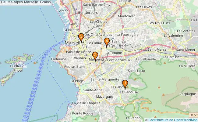 plan Hautes-Alpes Marseille Associations Hautes-Alpes Marseille : 4 associations