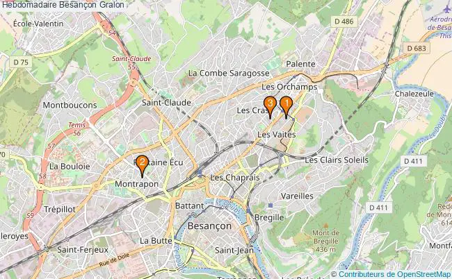 plan Hebdomadaire Besançon Associations hebdomadaire Besançon : 3 associations