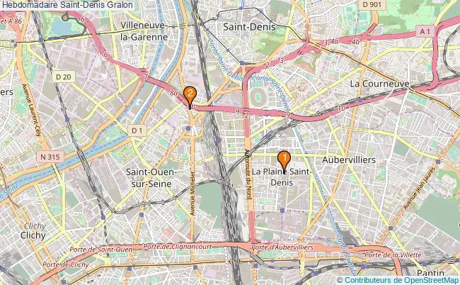 plan Hebdomadaire Saint-Denis Associations hebdomadaire Saint-Denis : 3 associations