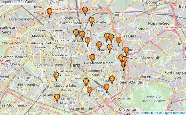 plan Hépatites Paris Associations hépatites Paris : 25 associations