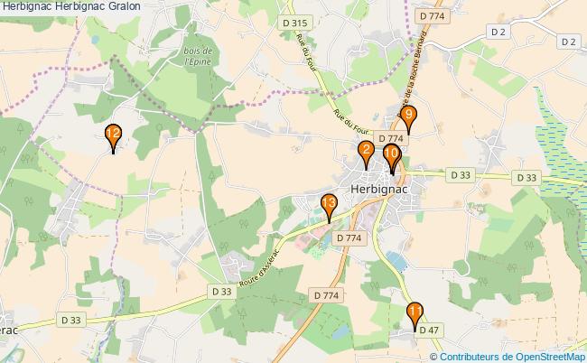 plan Herbignac Herbignac Associations Herbignac Herbignac : 17 associations
