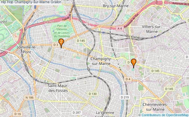 plan Hip Hop Champigny-sur-Marne Associations Hip Hop Champigny-sur-Marne : 3 associations