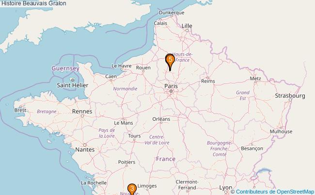 plan Histoire Beauvais Associations histoire Beauvais : 9 associations