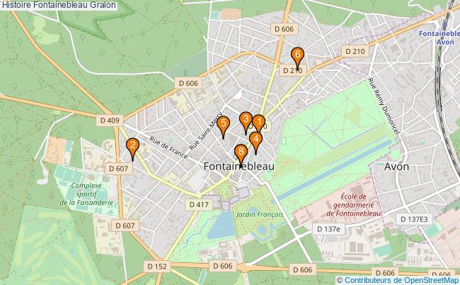 plan Histoire Fontainebleau Associations histoire Fontainebleau : 12 associations