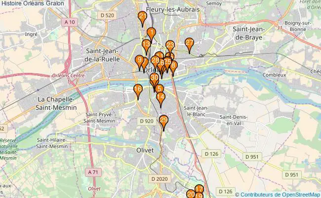 plan Histoire Orléans Associations histoire Orléans : 38 associations
