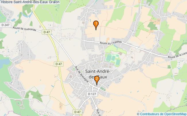 plan Histoire Saint-André-des-Eaux Associations histoire Saint-André-des-Eaux : 3 associations