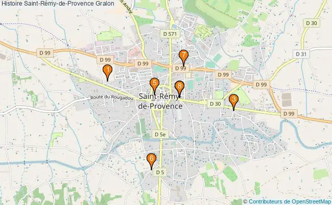 plan Histoire Saint-Rémy-de-Provence Associations histoire Saint-Rémy-de-Provence : 8 associations