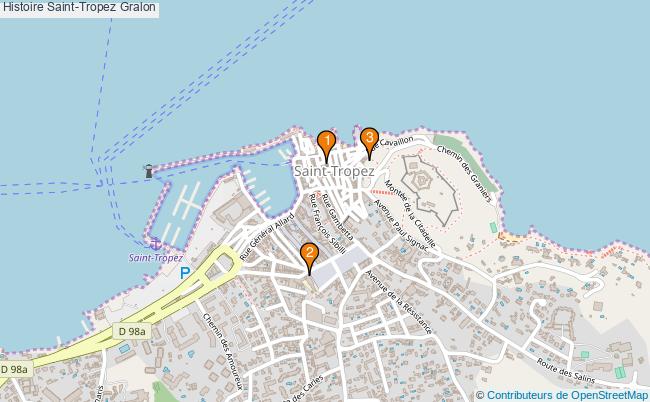 plan Histoire Saint-Tropez Associations histoire Saint-Tropez : 3 associations