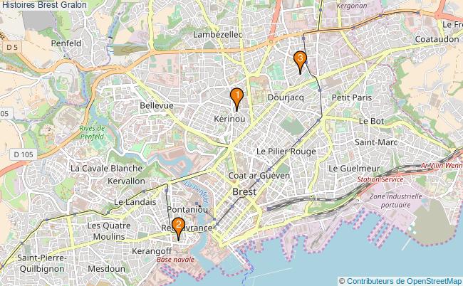 plan Histoires Brest Associations Histoires Brest : 4 associations