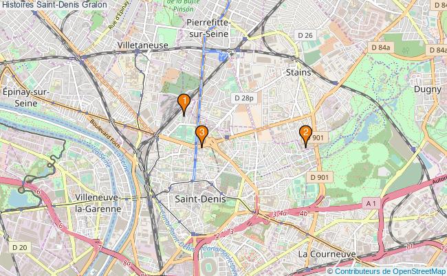 plan Histoires Saint-Denis Associations Histoires Saint-Denis : 4 associations
