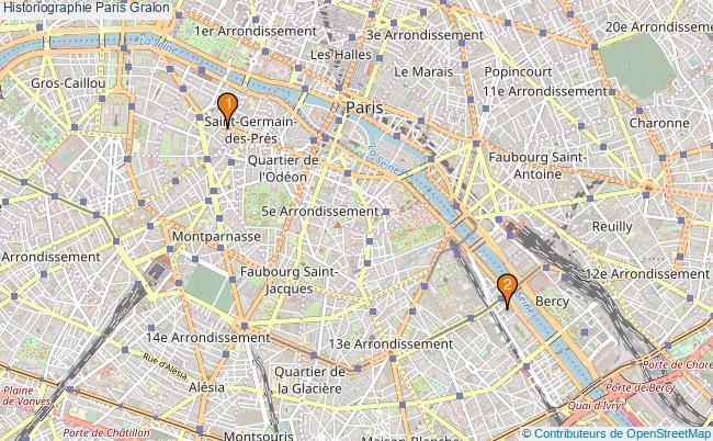 plan Historiographie Paris Associations historiographie Paris : 2 associations