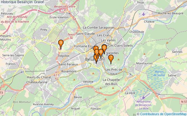 plan Historique Besançon Associations historique Besançon : 10 associations