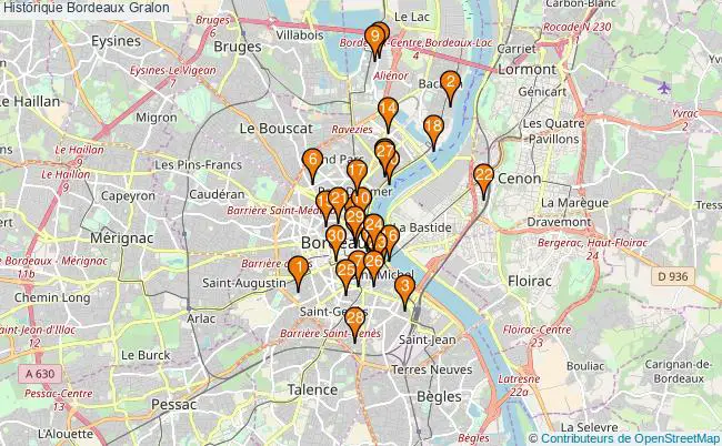 plan Historique Bordeaux Associations historique Bordeaux : 42 associations