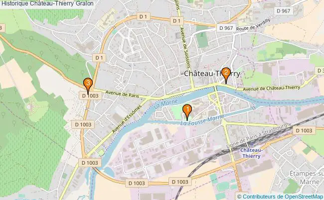 plan Historique Château-Thierry Associations historique Château-Thierry : 3 associations