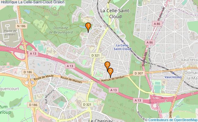 plan Historique La Celle-Saint-Cloud Associations historique La Celle-Saint-Cloud : 3 associations