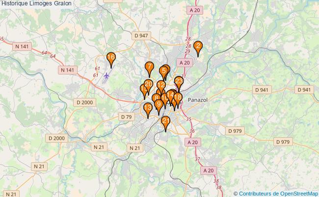 plan Historique Limoges Associations historique Limoges : 24 associations