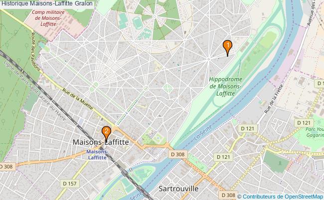 plan Historique Maisons-Laffitte Associations historique Maisons-Laffitte : 3 associations