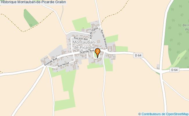 plan Historique Montauban-de-Picardie Associations historique Montauban-de-Picardie : 2 associations