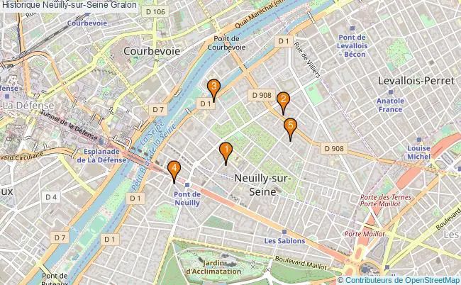 plan Historique Neuilly-sur-Seine Associations historique Neuilly-sur-Seine : 8 associations