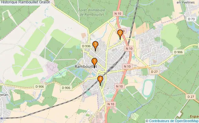 plan Historique Rambouillet Associations historique Rambouillet : 5 associations