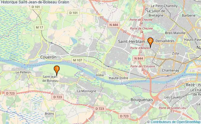 plan Historique Saint-Jean-de-Boiseau Associations historique Saint-Jean-de-Boiseau : 2 associations
