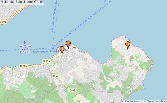 plan Historique Saint-Tropez Associations historique Saint-Tropez : 3 associations