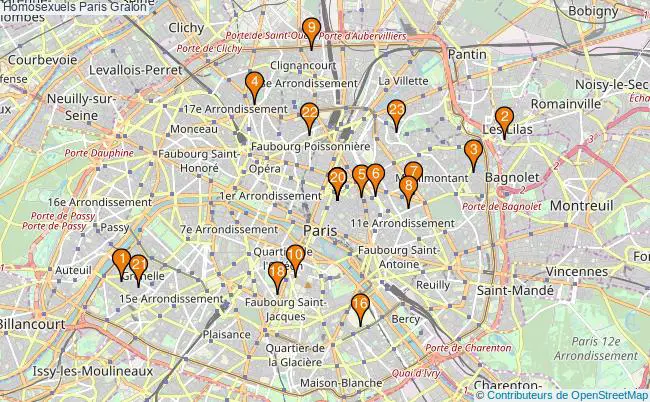 plan Homosexuels Paris Associations homosexuels Paris : 24 associations