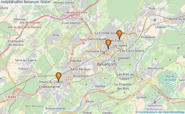 plan Hospitalisation Besançon Associations hospitalisation Besançon : 5 associations