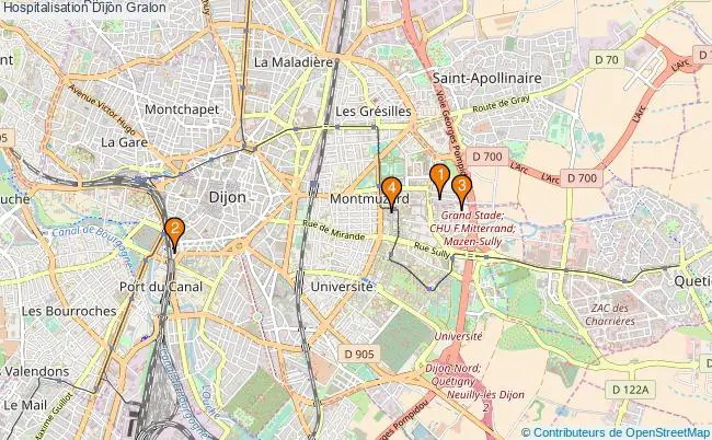 plan Hospitalisation Dijon Associations hospitalisation Dijon : 4 associations
