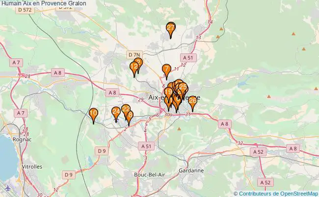 plan Humain Aix en Provence Associations Humain Aix en Provence : 37 associations