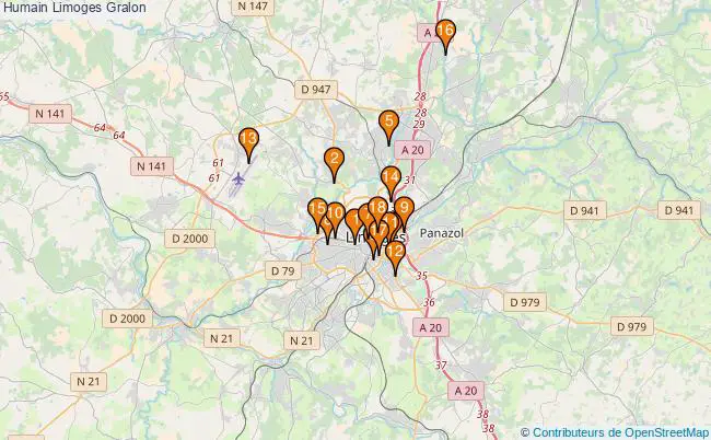 plan Humain Limoges Associations Humain Limoges : 19 associations
