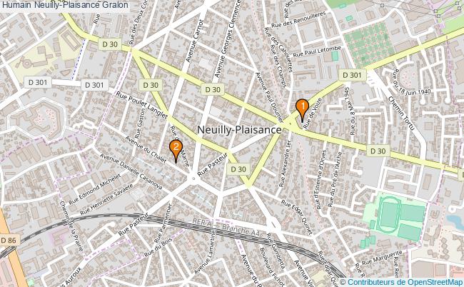plan Humain Neuilly-Plaisance Associations Humain Neuilly-Plaisance : 2 associations