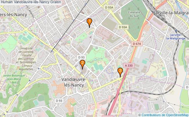 plan Humain Vandoeuvre-lès-Nancy Associations Humain Vandoeuvre-lès-Nancy : 3 associations