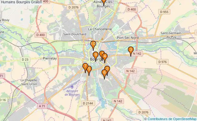 plan Humains Bourges Associations Humains Bourges : 14 associations