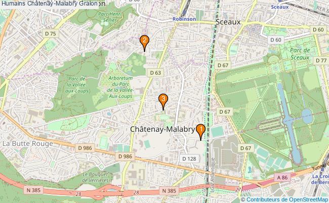 plan Humains Châtenay-Malabry Associations Humains Châtenay-Malabry : 4 associations