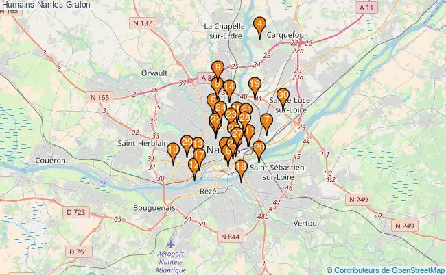 plan Humains Nantes Associations Humains Nantes : 68 associations