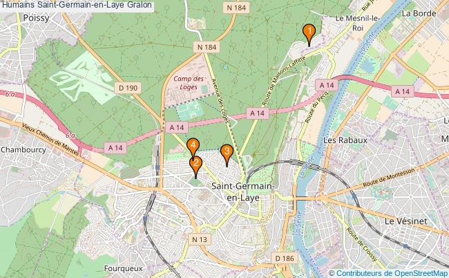 plan Humains Saint-Germain-en-Laye Associations Humains Saint-Germain-en-Laye : 5 associations