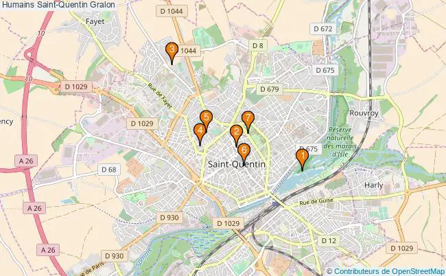 plan Humains Saint-Quentin Associations Humains Saint-Quentin : 6 associations