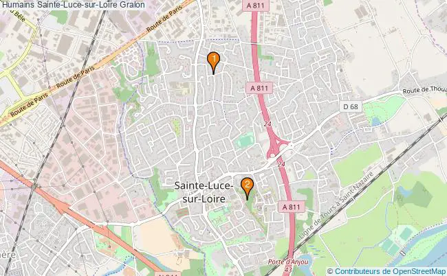 plan Humains Sainte-Luce-sur-Loire Associations Humains Sainte-Luce-sur-Loire : 2 associations
