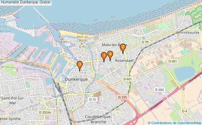 plan Humaniste Dunkerque Associations Humaniste Dunkerque : 3 associations