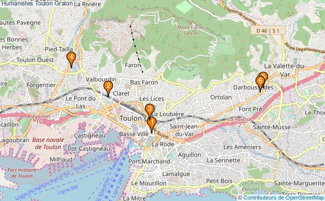 plan Humanistes Toulon Associations humanistes Toulon : 7 associations