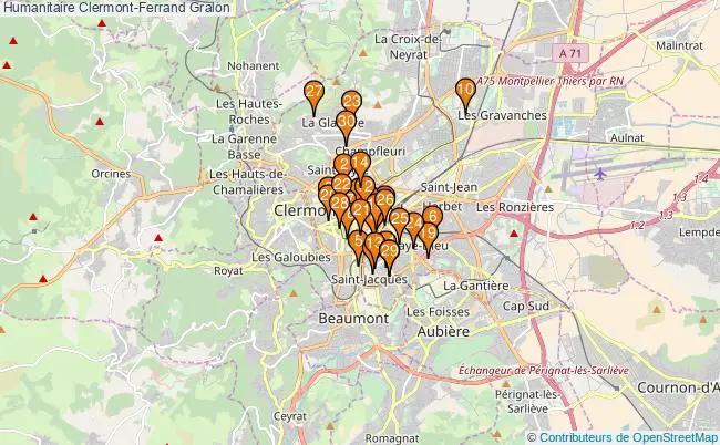 plan Humanitaire Clermont-Ferrand Associations humanitaire Clermont-Ferrand : 70 associations