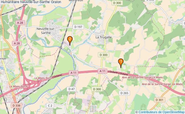 plan Humanitaire Neuville-sur-Sarthe Associations humanitaire Neuville-sur-Sarthe : 2 associations