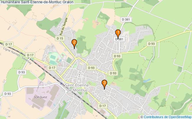 plan Humanitaire Saint-Etienne-de-Montluc Associations humanitaire Saint-Etienne-de-Montluc : 4 associations