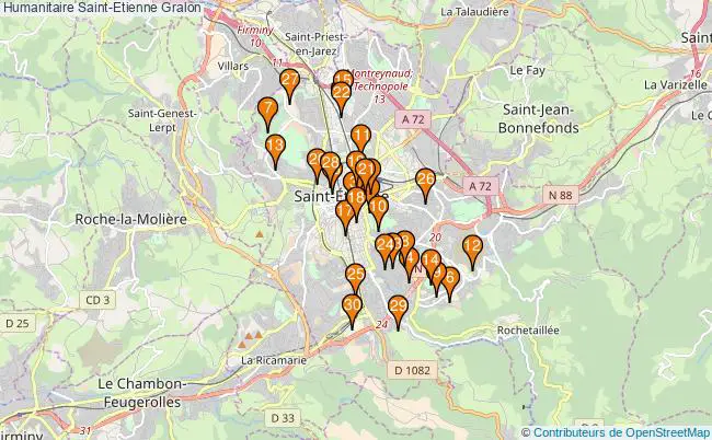 plan Humanitaire Saint-Etienne Associations humanitaire Saint-Etienne : 86 associations