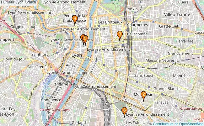 plan Humeur Lyon Associations humeur Lyon : 7 associations